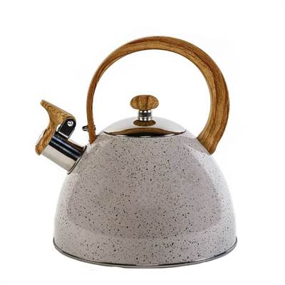 Chaleira Com Apito Aço Inox Baunilha Havan Casa 2,5 Litros