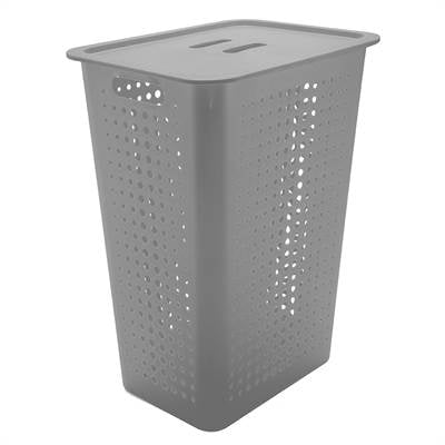 Cesto para Roupas Com Tampa Martiplast 47L